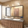 Apmir High-Strength Tempered Glass and Aluminum Alloy Framed French Cleat Mounted Wall Decor Bathroom Vanity Mirror with 5-Year Warranty - 2 of 4