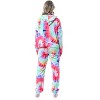 Peanuts Snoopy Joe Cool Tie Dye Womens' Pajama Cropped Hooded Jogger Set Multicolored - image 3 of 4