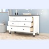 NicBex 6 Drawers Nightstand,Bedside Table with Round Knobs,Modern Side Table for Bedroom - 2 of 4