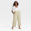 Women's Linen Essential Trouser - A New Day™ - 3 of 3