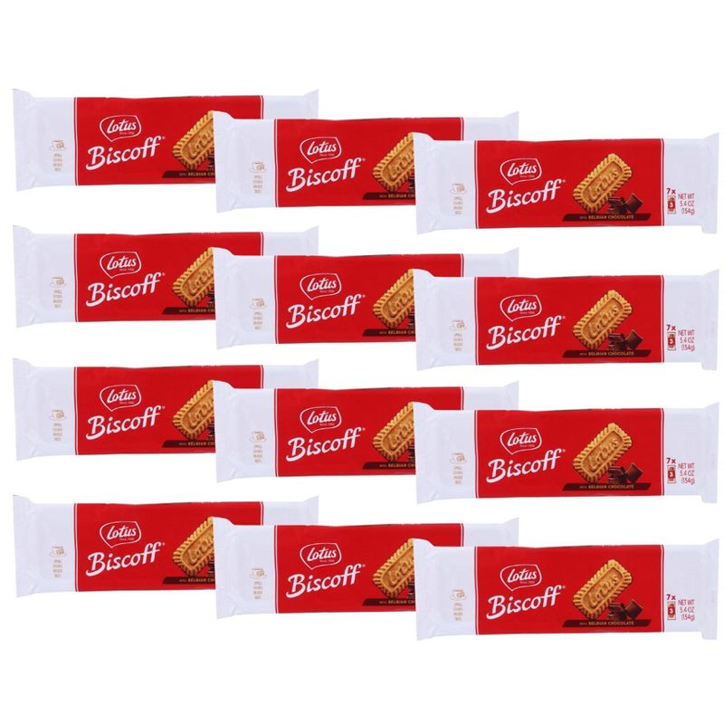 Biscoff Belgian Chocolate Biscuits - Case of 12/5.4 oz, 1 of 7