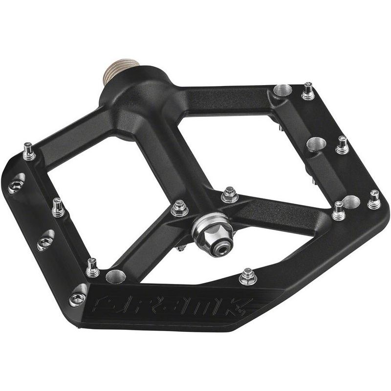 Spank Spike Mountain Bike Platform Pedals 9/16" Alloy 20 Replaceable Pins Black, 1 of 3