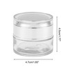 Unique Bargains Cylindrical Glass Dispensing Bottle for Bathroom 1 Pc - 4 of 4