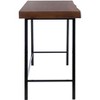 Bernhart Desk - DSK5004 - Walnut/Black - Safavieh - 4 of 4