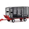 Bale Throw Wagon Black and Red "Down on the Farm" Series 8 1/64 Diecast Model by Greenlight - 2 of 3