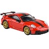 2025 Porsche 911 GT3 (992.2) Guards Red with Carbon Stripe and Gold Wheels 1/64 Diecast Model Car by Paragon - 4 of 4