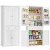 VASAGLE Kitchen Pantry Storage Cabinet, 71.9 Inches Tall Freestanding Cupboard with 1 Large Drawer, 6 Hanging Shelves - 2 of 4