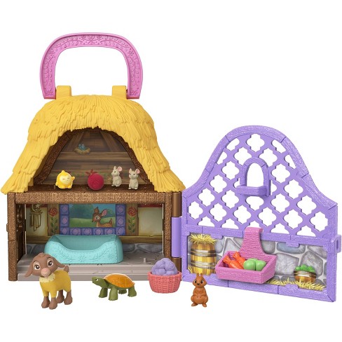 Disney's Wish Rosas Castle Playset, Dollhouse with 2 Posable Mini