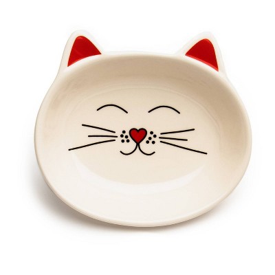Park Life Designs Oscar Cat Bowl - Cream