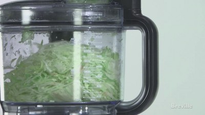 Brushed Aluminum 16-Cup Variable Speed Food Processor