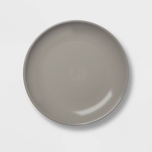 10.5 Plastic Round Dinner Plate Gray - Made By Design™