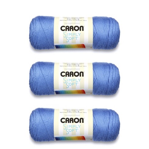 Caron Simply Soft Berry Blue Brites Yarn - 3 Pack Of 170g/6oz - Acrylic - 4  Medium (worsted) - 315 Yards - Knitting/crochet : Target