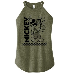 Women's - Disney - Mickey & Friends Graphic High Neck Tank - 1 of 3