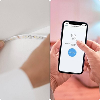 WiZ 6.6 ft Multicolor LED Light Strip with Remote Control