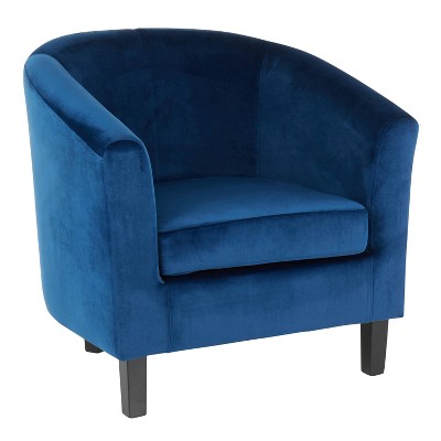 blue velvet chair target