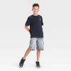 Boys' Baggy Cargo Jean Shorts - art class™ Gray Wash - 3 of 3