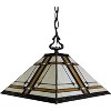Amora Lighting Tiffany Style Mission 2-light Hanging Lamp 14" Wide - 3 of 3