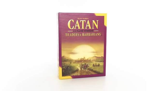 Catan Strategy Board Game Traders &#38; Barbarians Fifth Edition 5-6 Player Game Extension Pack, 2 of 4, play video