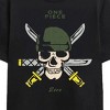 One Piece (Live Action) Zoro Skull Adult Black Short Sleeve Heavyweight Beefy Tee Shirt - 2 of 4