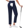 Women's Golf Pants with Pockets Lightweight Qucik Dry Casual 7/8 Work Ankle Pants for Women - 2 of 4