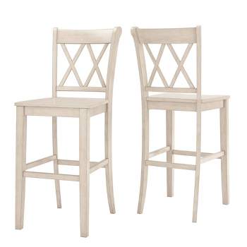 Set of 2 29" South Hill Double X Back Barstools - Inspire Q