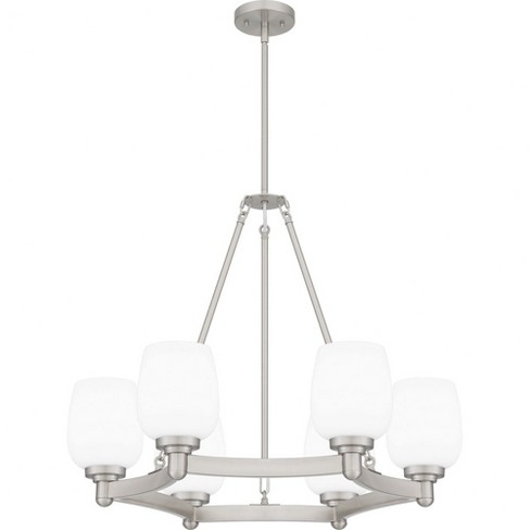 Quoizel Lighting Penning 6 - Light Chandelier in  Brushed Nickel - image 1 of 4