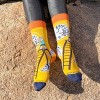The Matrix Dali Bunny Rabbit Time Socks (Tween Sizes, Small) from the Sock Panda - 4 of 4