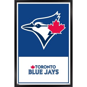 Trends International MLB Toronto Blue Jays - Logo 22 Framed Wall Poster Prints - 1 of 4