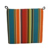 Blazing Needles, 20-inch by 19-inch Patterned Outdoor Spun Polyester Chair Cushions (Set of 2) - 2 of 2