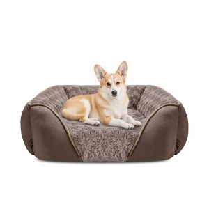 JOEJOY Dog Bed, Rectangle Washable Dog Bed, Orthopedic Dog Bed, Soft Calming Sleeping Puppy Bed Durable Pet Cuddler - 1 of 4