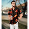 HAPPY BAY Men's Halloween Costumes Hawaiian Shirt Short Sleeve Button Down Shirt Mens Shirt Holiday Shirts for Men Funny - image 3 of 4