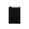LUX 10" x 13" 80lbs. Square Flap Open End Envelopes Midnight Black 87733-50 - 3 of 4