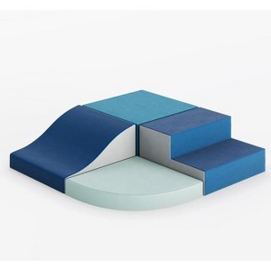 Climbing Toys for Toddlers, Soft Climb and Crawl Playset Indoor Baby Soft Foam Blocks for Climbing, Crawling - 1 of 4