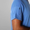 Members Only Men's Manchester V-Neck Scrub Top With Waist & Sleeve Pockets - 2 of 4