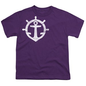University Of Portland Distressed Primary Kids T-Shirt For Youth Purple - 1 of 4