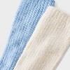 Women's Luxury Collection Cashmere Blend Fine Rib Super Soft 2pk Crew Socks - Auden™ - 3 of 3