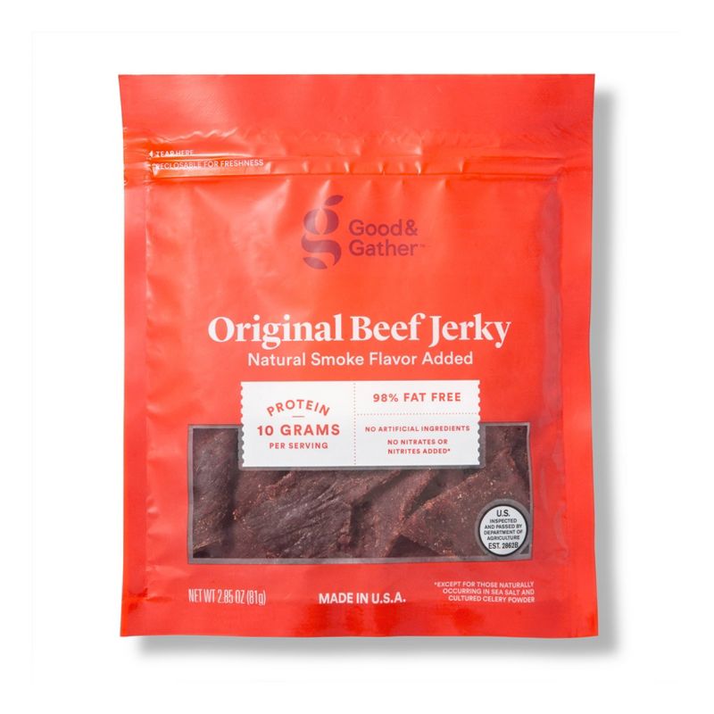 Original Beef Jerky - 2.85oz - Good &#38; Gather&#8482;, 1 of 5