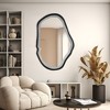 LNC Irregular Silver Wall Mirror,32.5"W x 47.2"H,31.9"W x 47.2 "H, 31.9"W x 47.9" H ,Silver/Black/Gold - 2 of 4