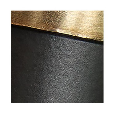 Adjustable Black and Gold Tripod Floor Lamp with Fabric Shade