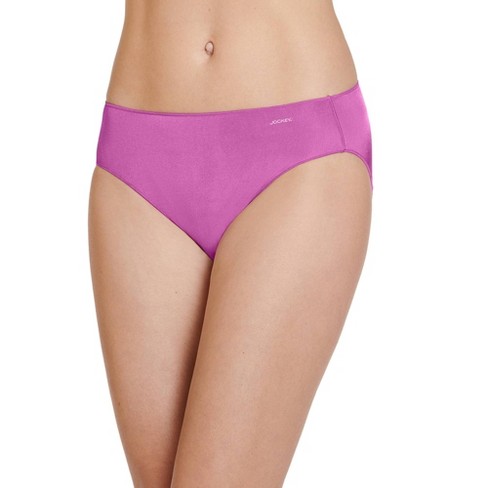 Jockey Womens No Panty Line Promise Tactel Bikini Underwear Bikini Briefs  Nylon 7 Dahlia : Target