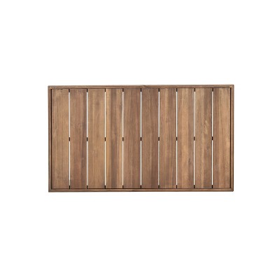 Westchester Brown Acacia Wood Rectangular Outdoor Coffee Table