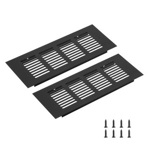 Unique Bargains Rectangle Ventilation Grille, Aluminum - 1 of 3