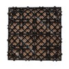 12 in. x 12 in. 45 Degrees Splicing Solid WPC Interlocking Decking Tile (11 per Case) - 4 of 4