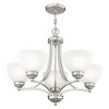 Livex Lighting Somerset 5 - Light Chandelier in  Brushed Nickel - 2 of 4