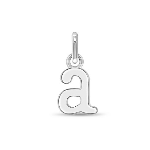 Silver Alphabet Letter Charms (1 Charm)