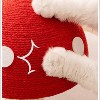 Fairyland™ - Mushroom Cat Scratching Post with Spinning Wood Base & Interactive Balls – Natural Sisal Rope Cat Scratcher, 20.9" Tall - 4 of 4