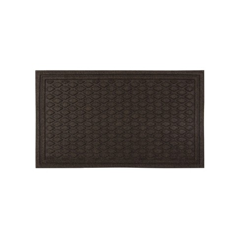 1'6x2'6 Stripe Tufted Doormat Black - Project 62™