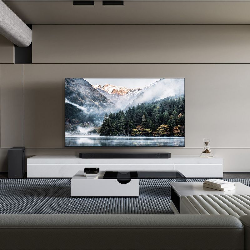 Samsung Q80D 55" 4K QLED Smart TV (2024) with HW-Q800D 5.1.2-Channel Soundbar and Wireless Subwoofer, 2 of 13