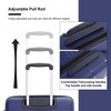 Luggage 3 Piece Set(20"/24"/28"), Hardshell Suitcase With Double Mute Spinner Wheels, TSA Lock - 2 of 4