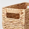 Woven Water Hyacinth Rectangular Basket - Brightroom™ - 3 of 4